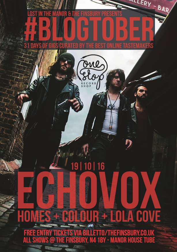 One Stop Record Shop x Lost In The Manor presents: #Blogtober Music Festival Echovox