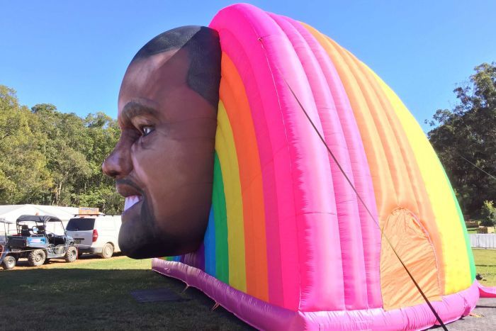 Kanye West Head Splendour In The Grass